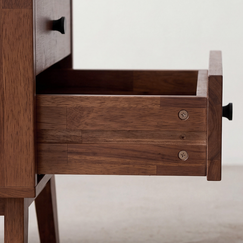 Silvia Solid Wood Nightstand