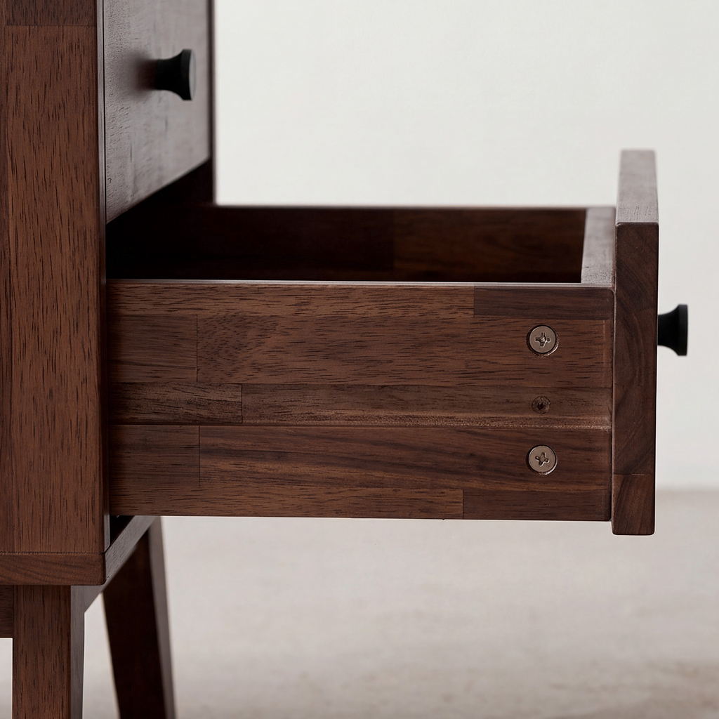 Silvia Solid Wood Nightstand
