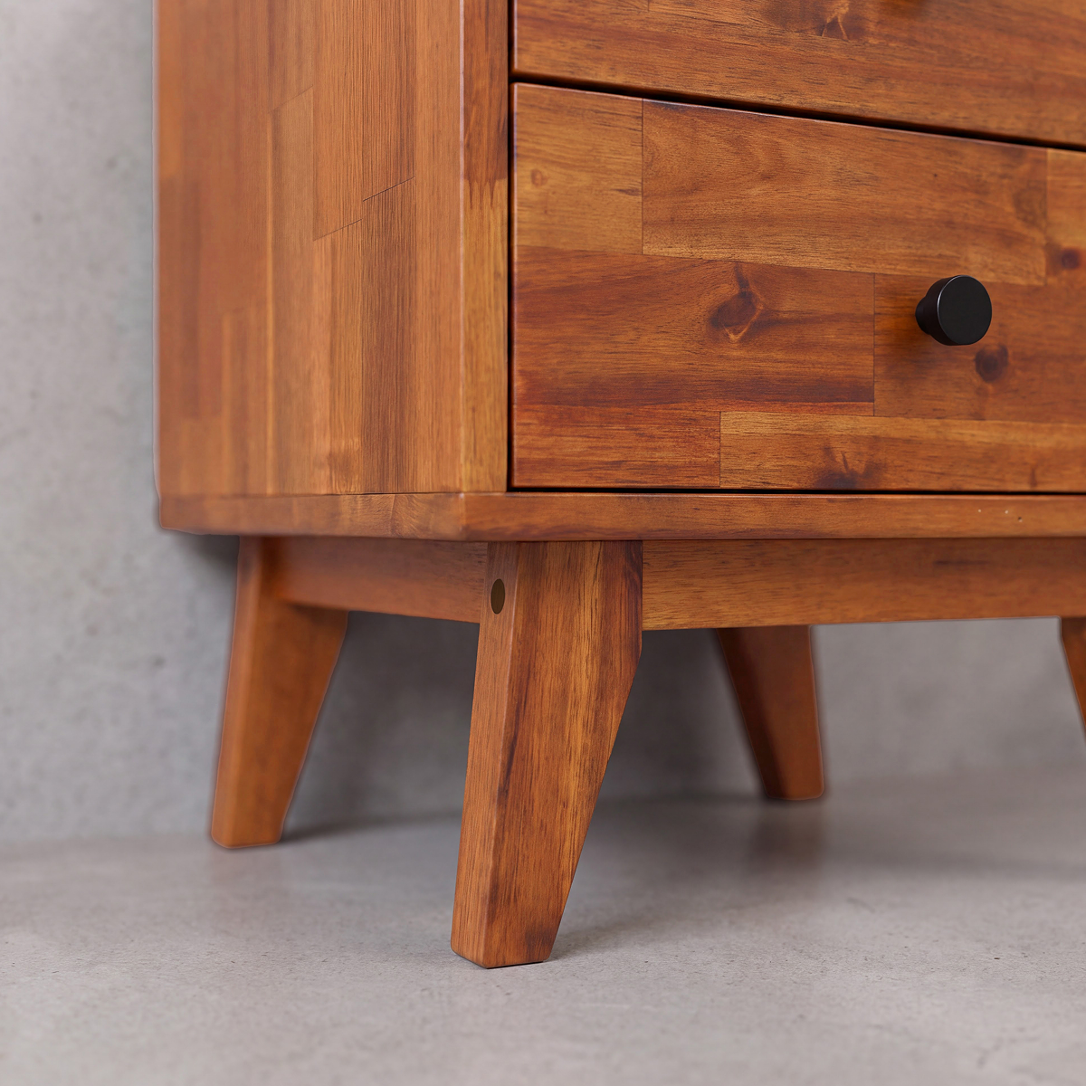 Silvia Solid Wood Nightstand