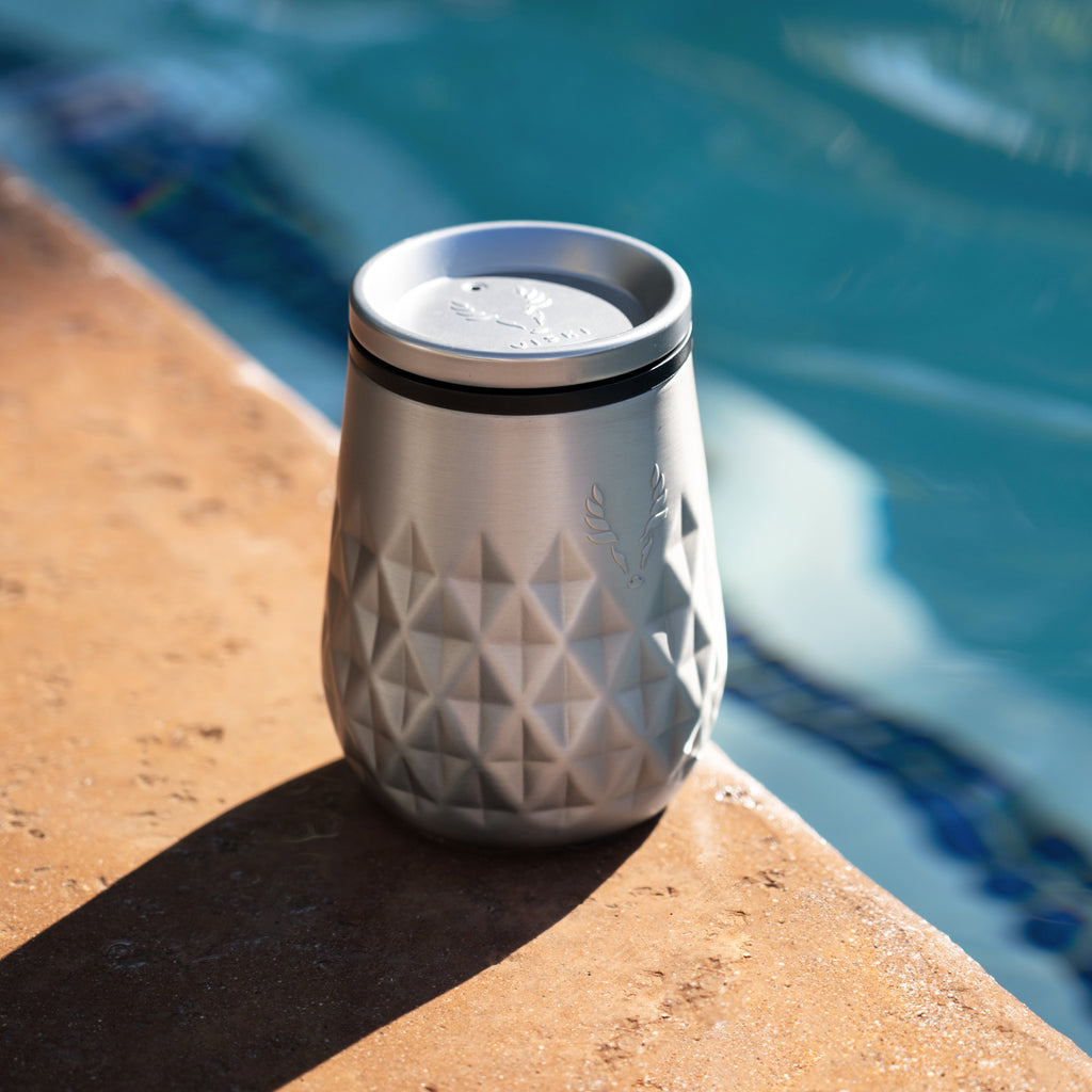 Paragon Stainless Steel Wine Tumbler in Platinum