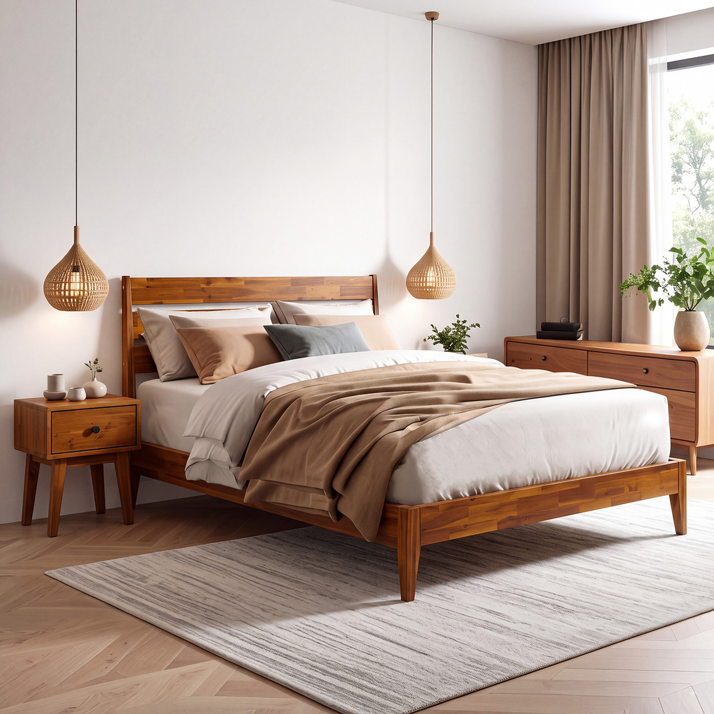 Sofia Solid Wood Nightstand
