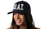 G.O.A.T. Trucker Hat  |  Black GOAT Snapback