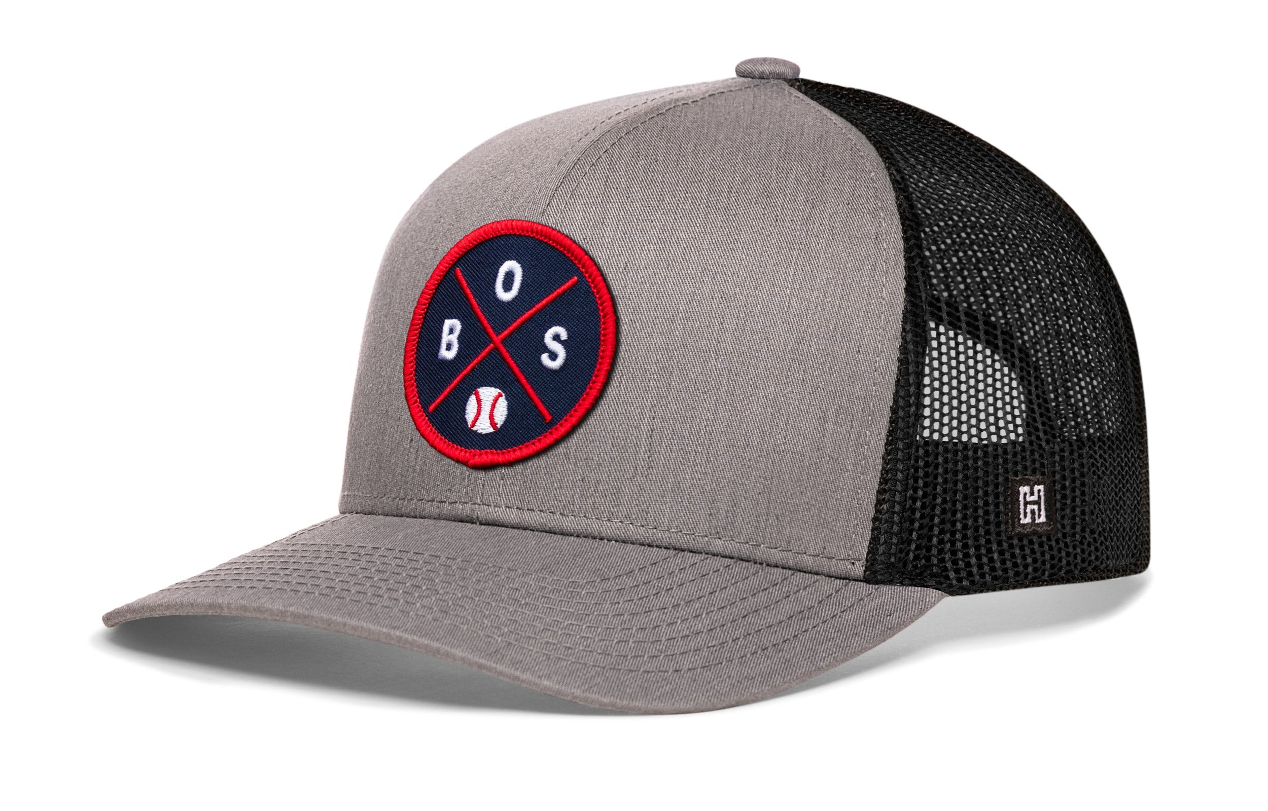 Boston Trucker Hat  |  BOS X Baseball Snapback