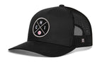 Chicago Trucker Hat  |  Silver CHI X Baseball Snapback