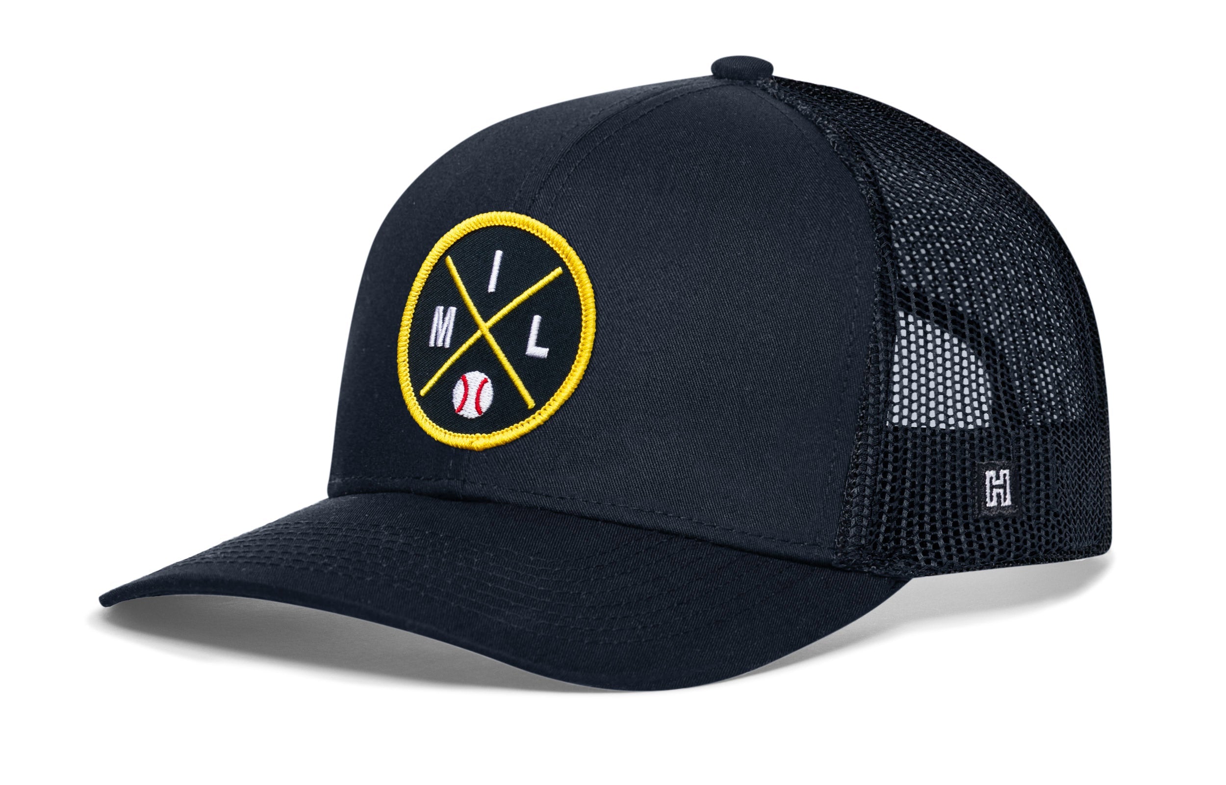 Milwaukee Baseball Trucker Hat  |  MIL X Snapback