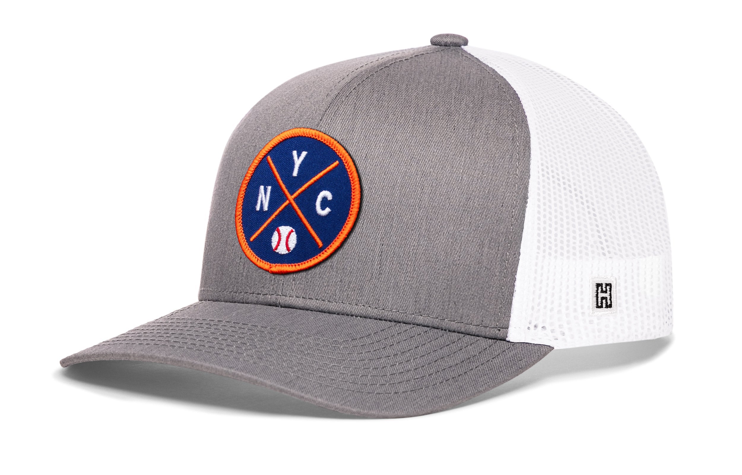 New York Baseball Trucker Hat  |  Blue NYC X Snapback