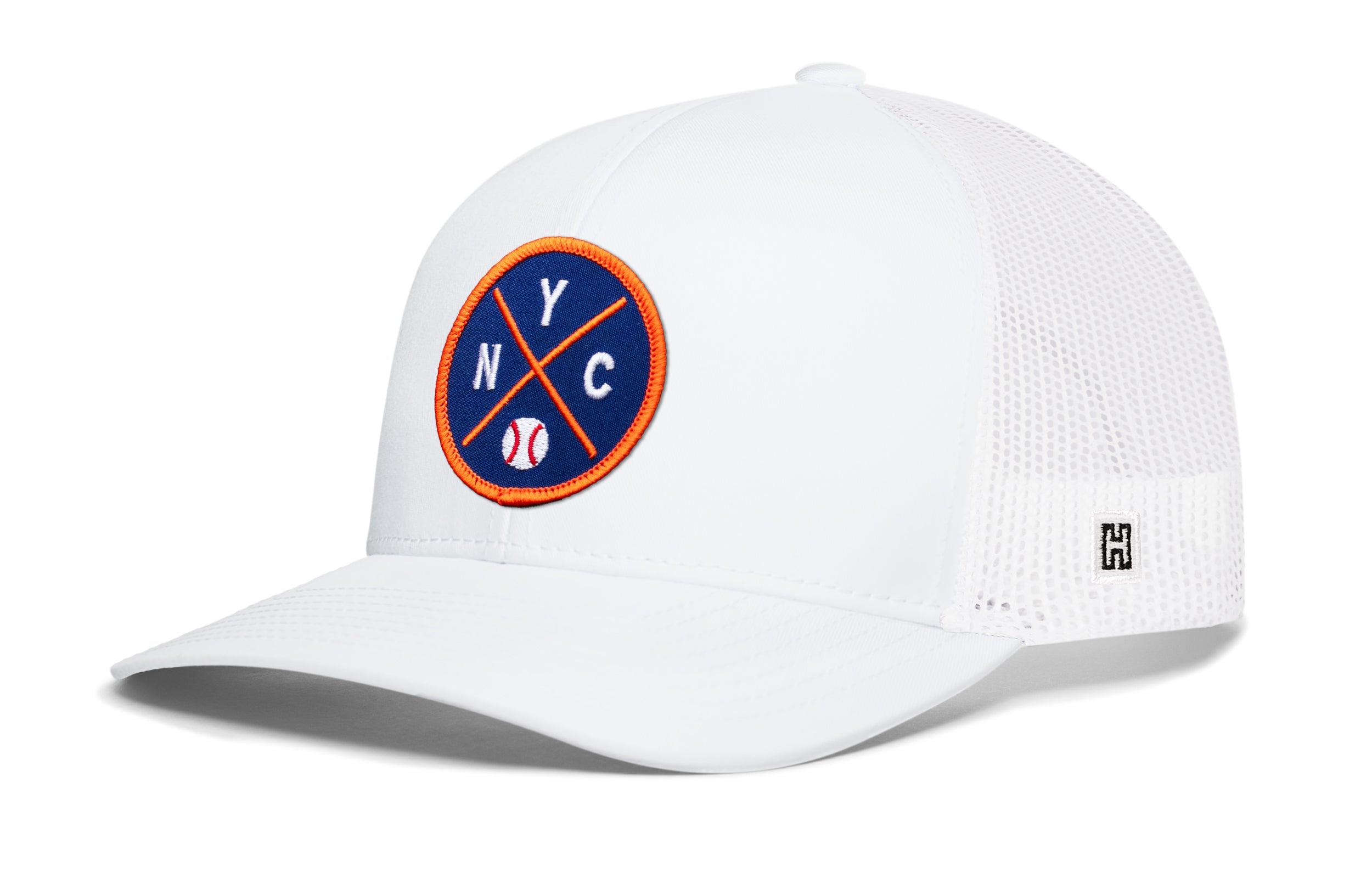 New York Baseball Trucker Hat  |  Blue NYC X Snapback