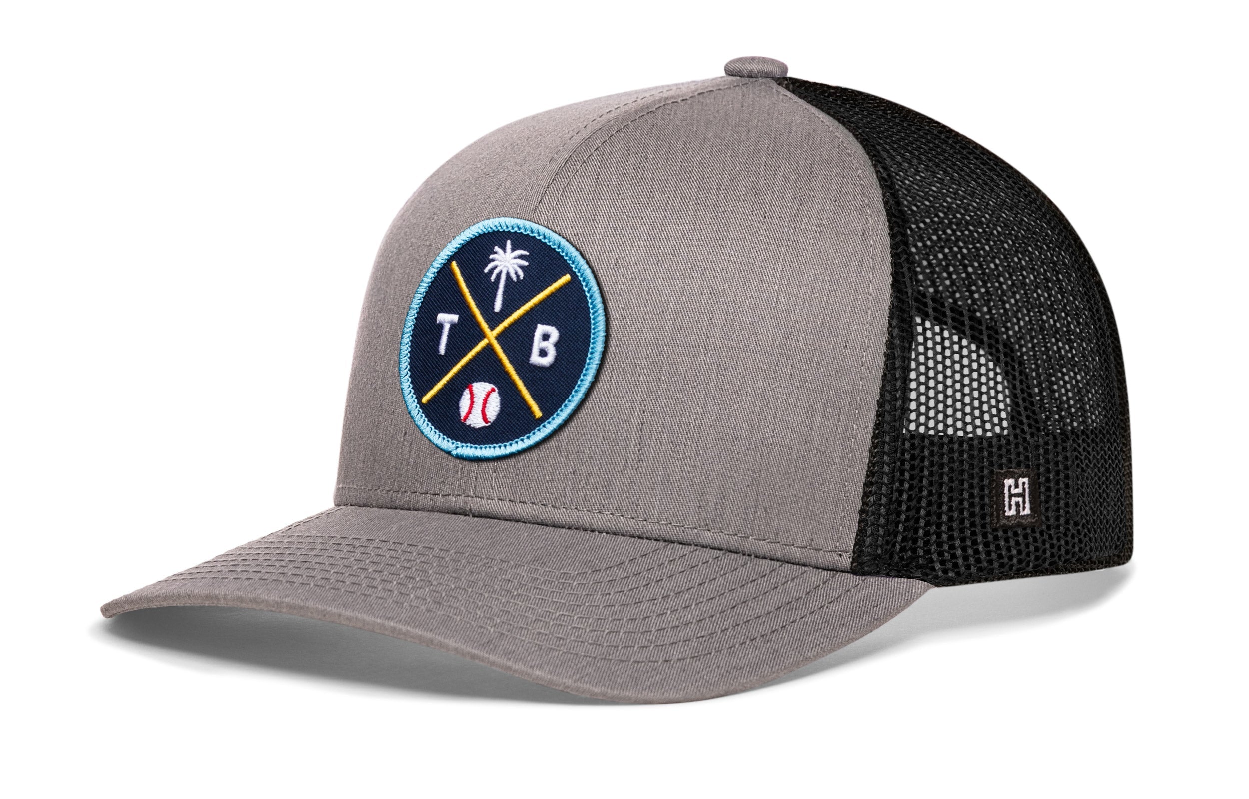 Tampa Bay Baseball Trucker Hat  |  TB X Snapback