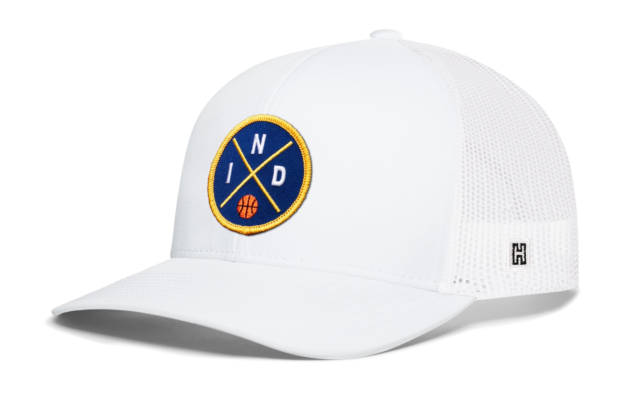 Indiana Trucker Hat  |  IND X Basketball Snapback