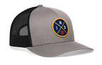 Indiana Trucker Hat  |  IND X Basketball Snapback