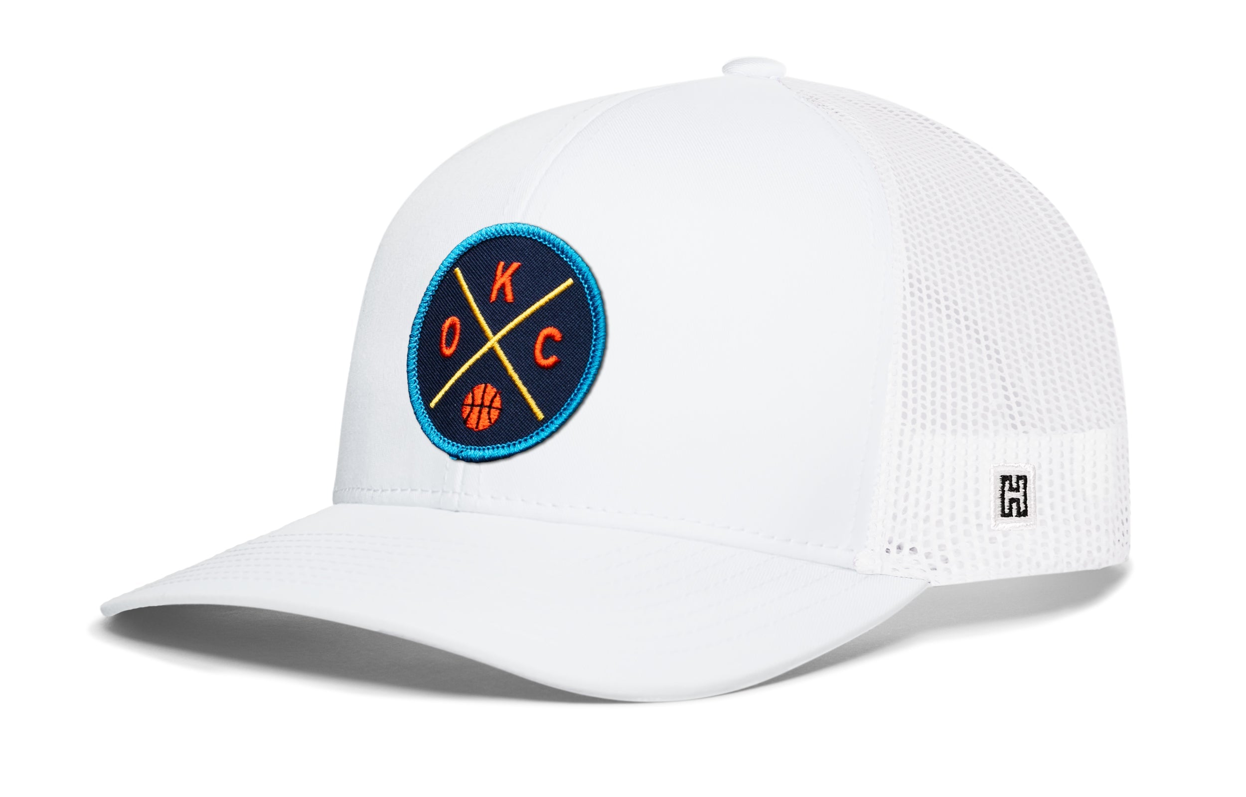 Oklahoma City Trucker Hat  |  OKC X Basketball Snapback