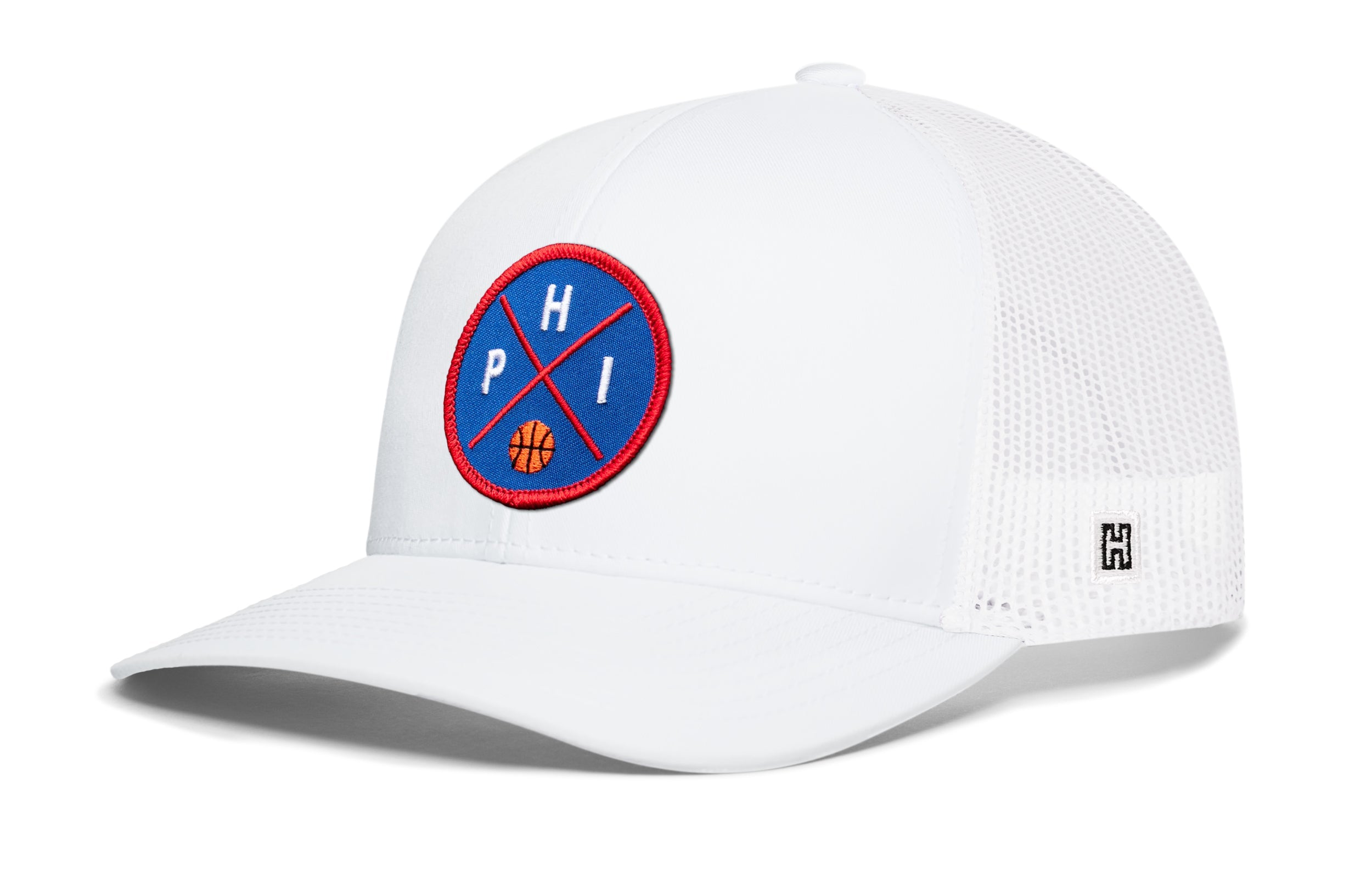 Philadelphia Basketball Trucker Hat  |  PHI X Snapback
