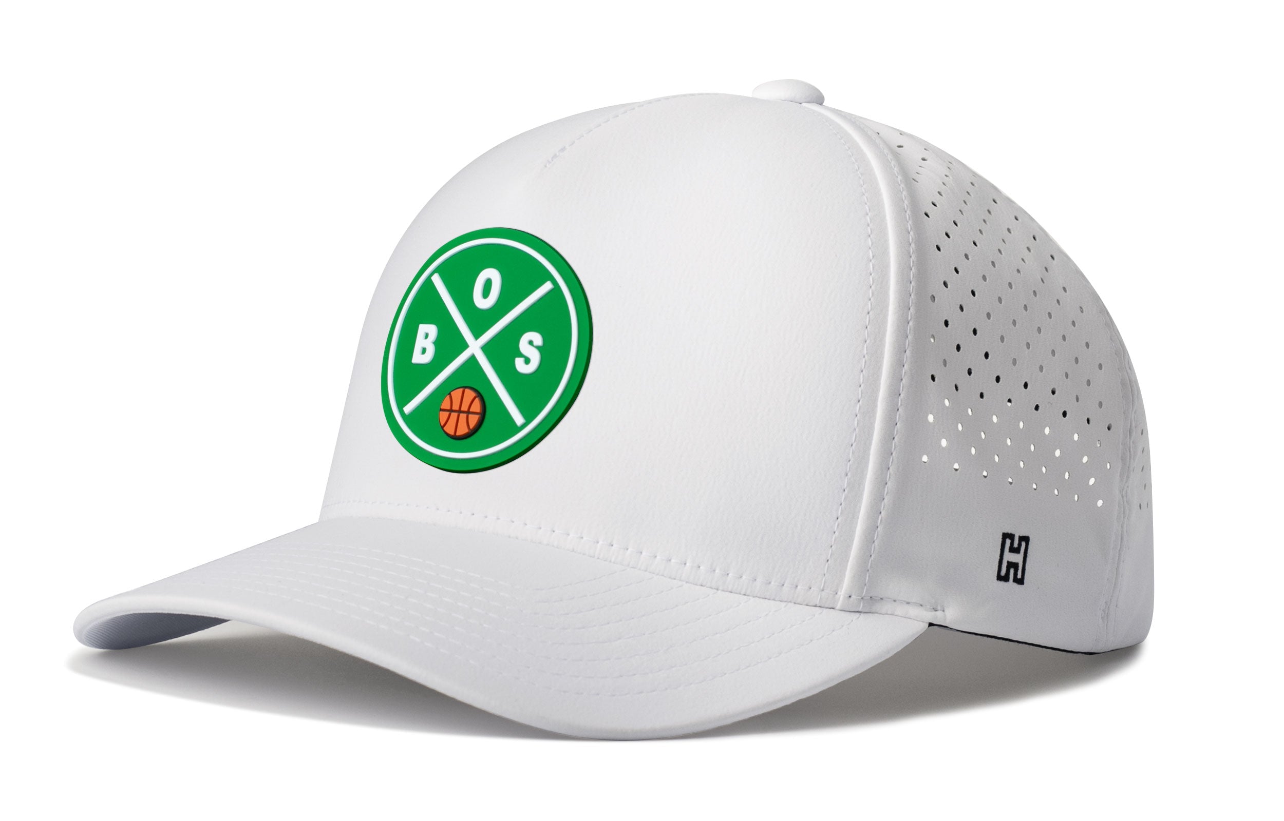 Boston Basketball Performance 5-Panel Hat  |  BOS X Flexfit Snapback