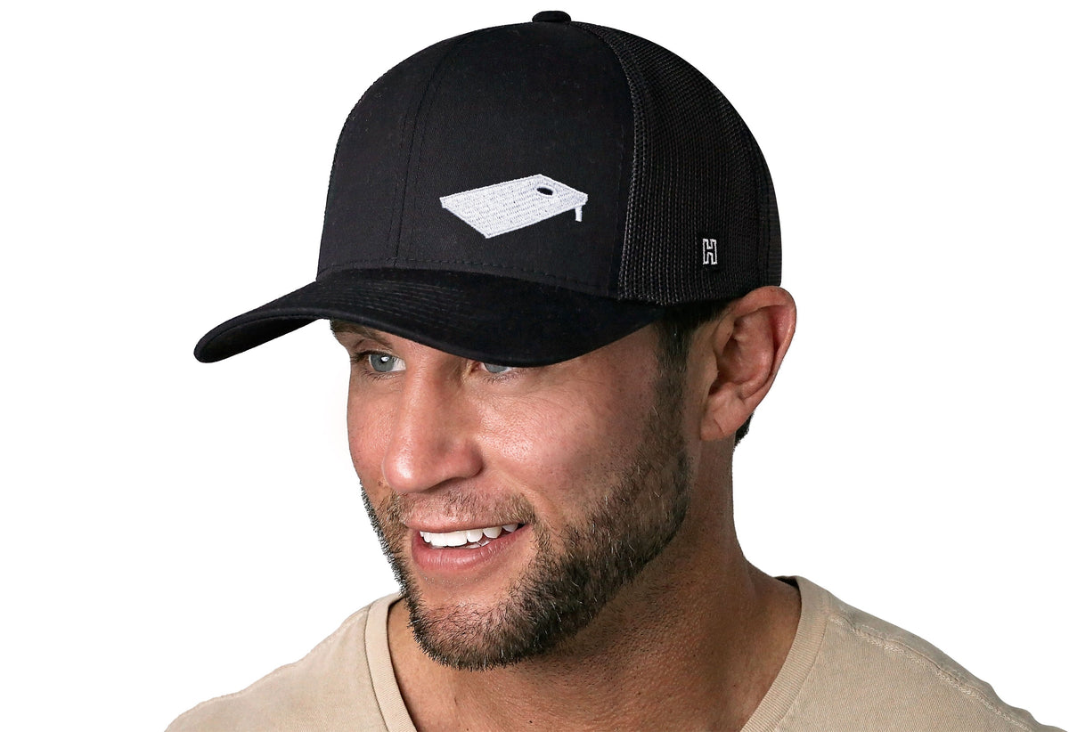 Cornhole Board Trucker Hat  |  Snapback