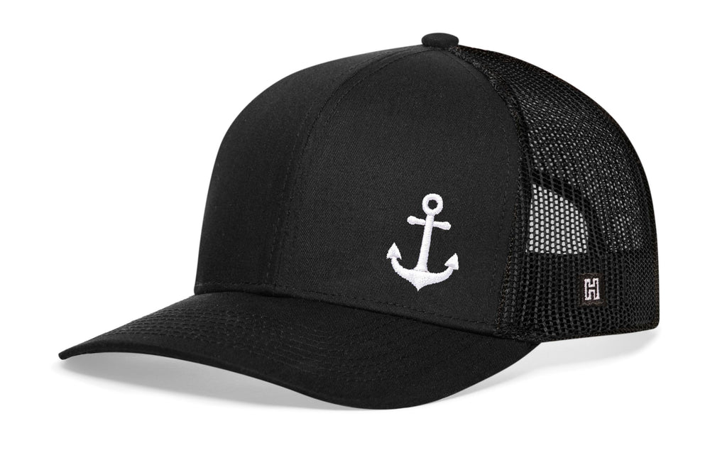 Anchor Trucker Hat  |  Beach Snapback