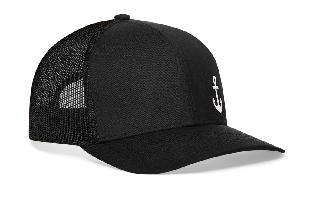Anchor Trucker Hat  |  Beach Snapback