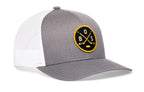 Boston Hockey Trucker Hat  |  BOS X Snapback