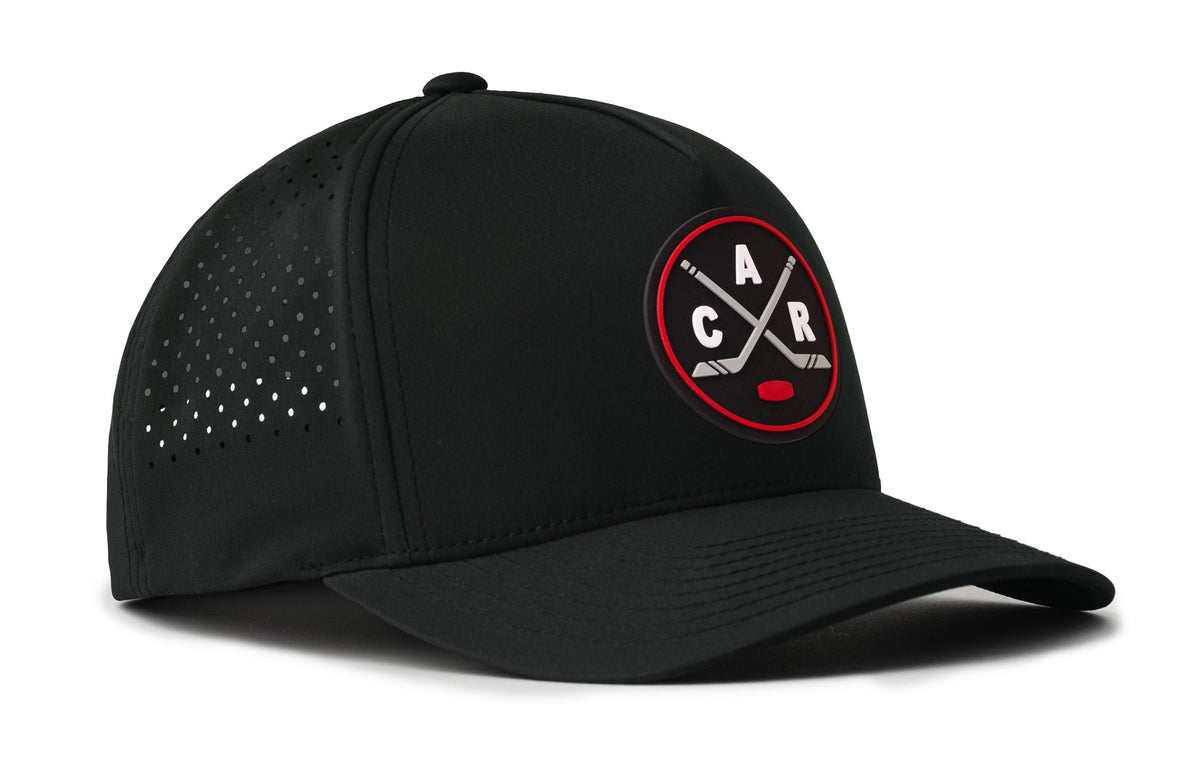Carolina Hockey Performance 5-Panel Hat  |  Black CAR X Flexfit Snapback