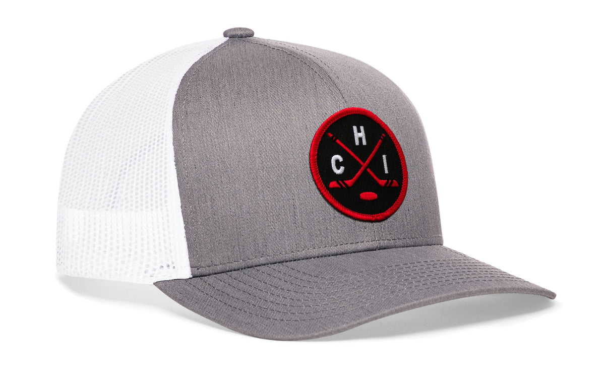 Chicago Hockey Trucker Hat  |  CHI X Snapback
