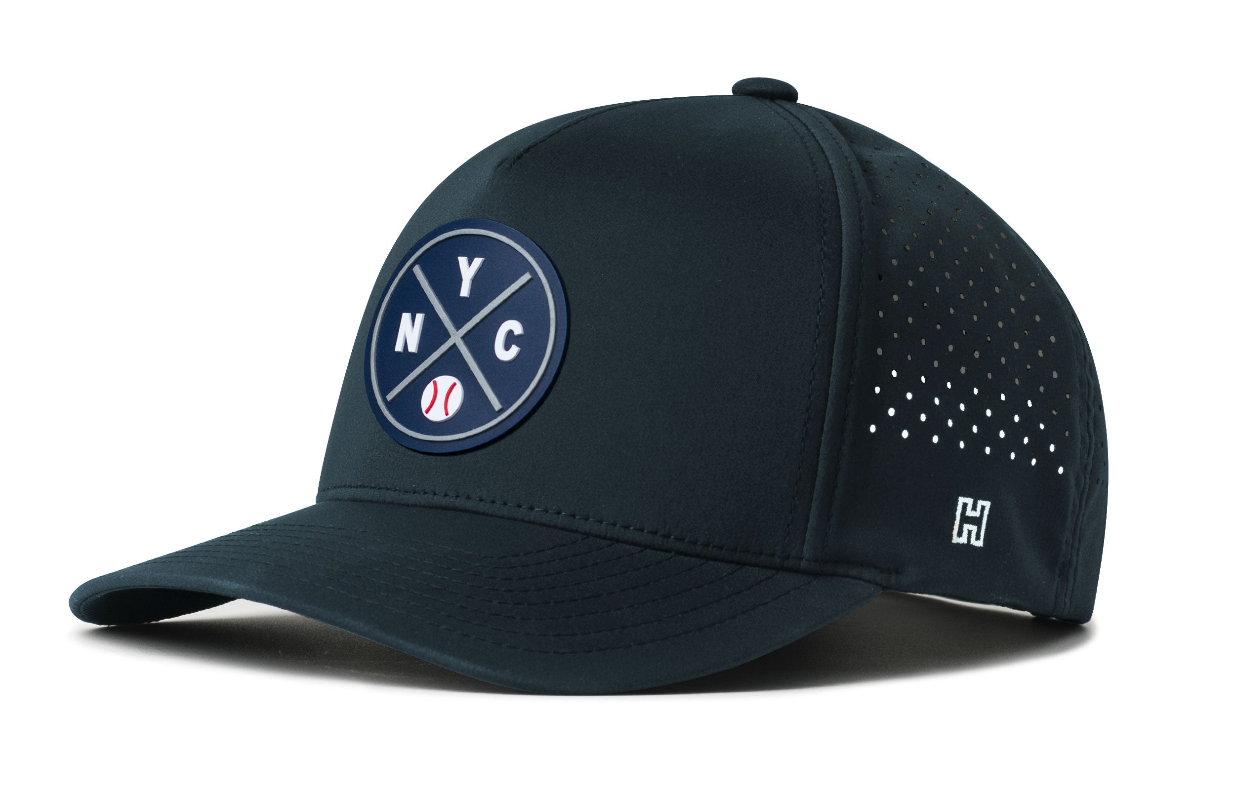 New York Baseball Performance 5-Panel Hat  |  Navy NYC X Flexfit Snapback