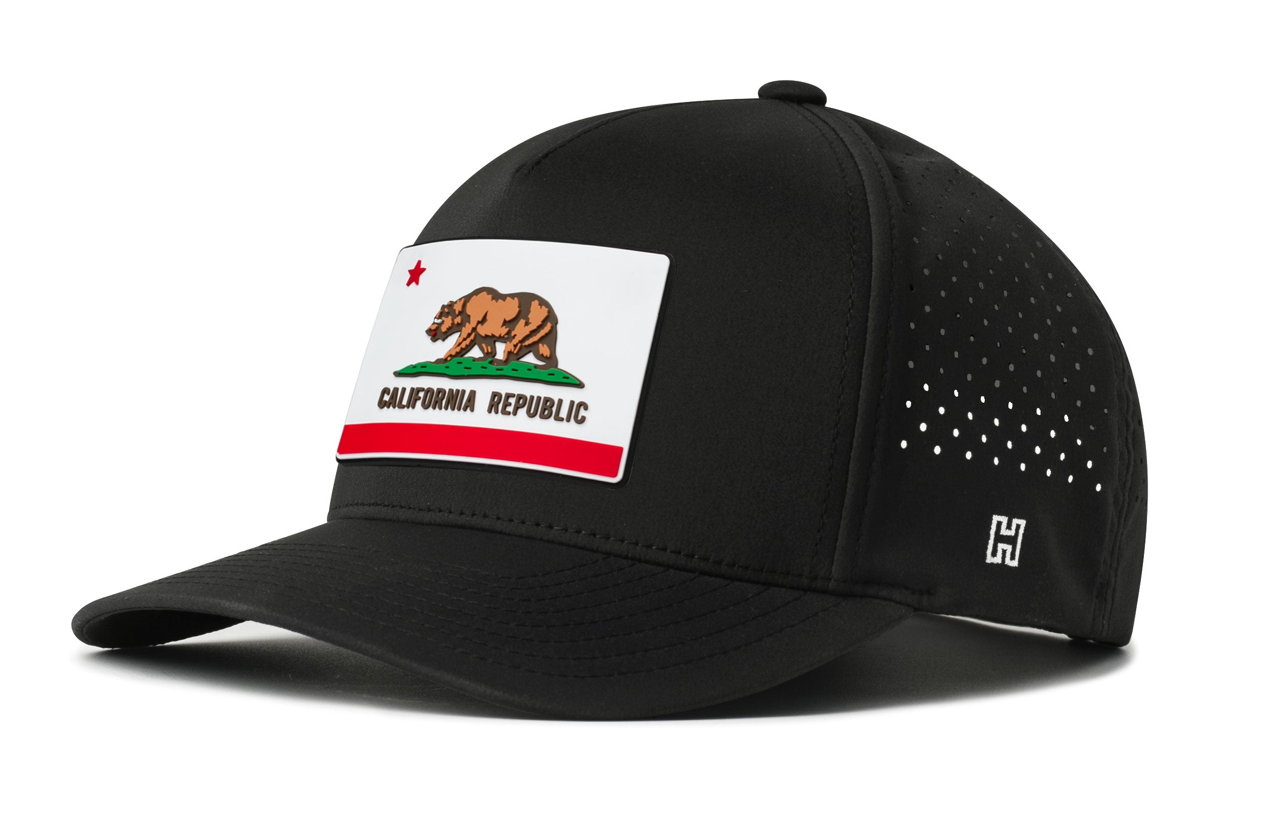 California Flag Performance 5-Panel Hat  | CA Flexfit Snapback