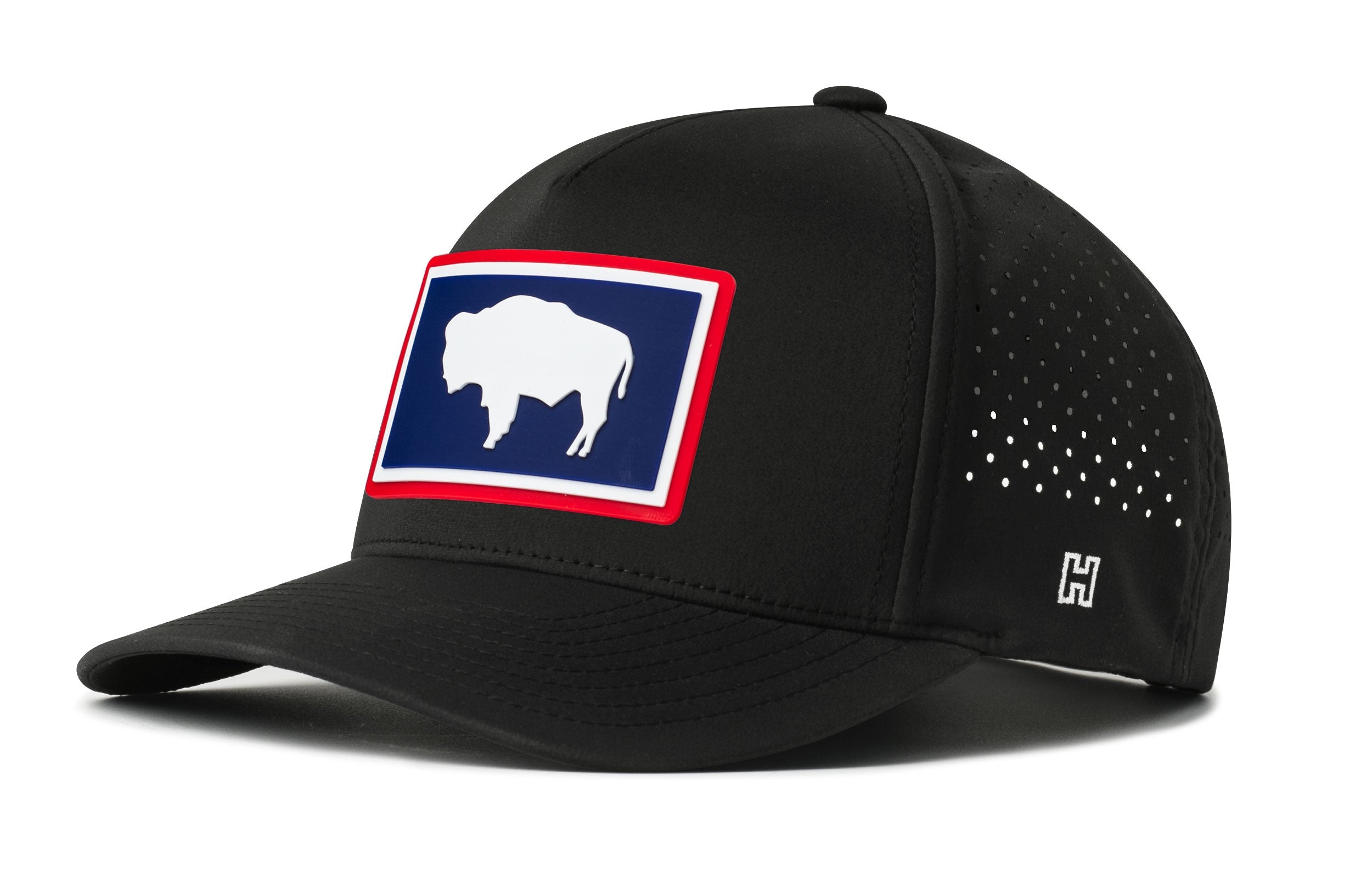 Wyoming Flag Performance 5-Panel Hat  |  WY Buffalo Flexfit® Snapback