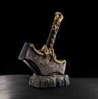 Mjolnir hammer steel version 26.45lb Glow-in-the-Dark Runes