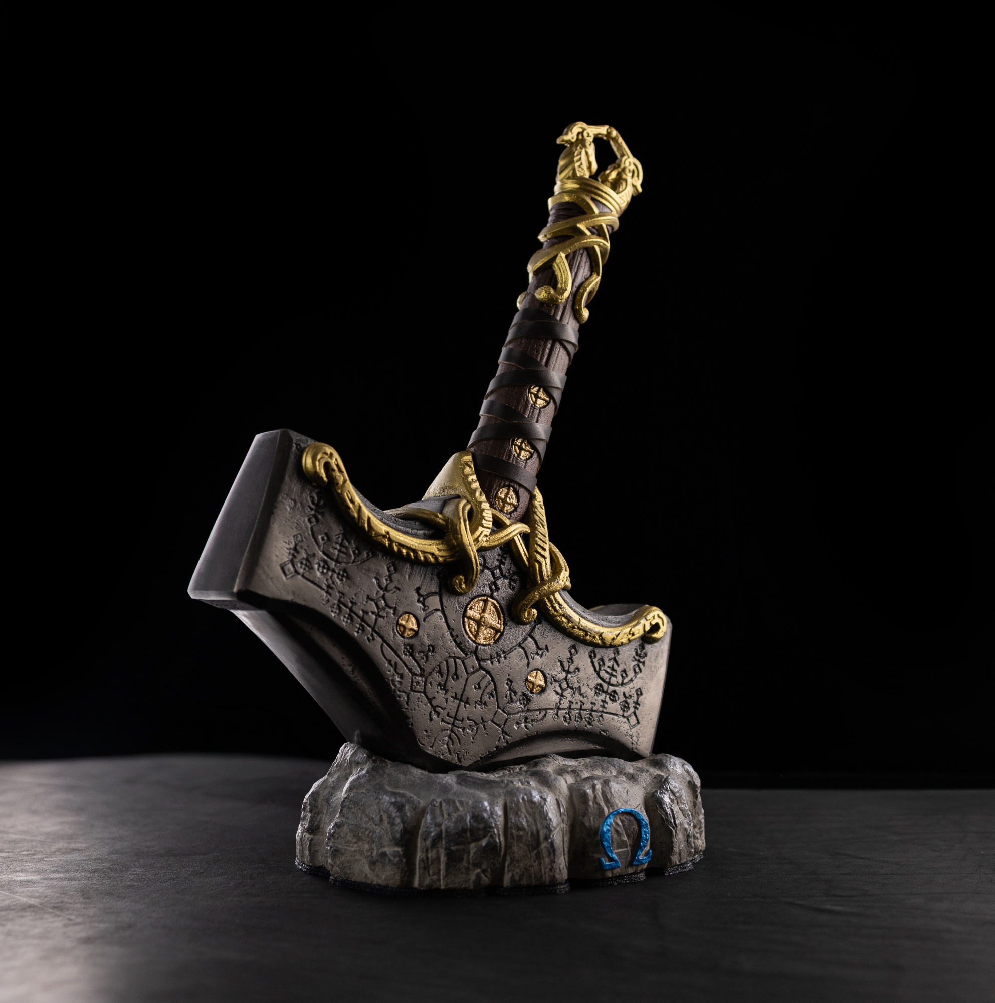 Mjolnir hammer steel version 26.45lb Glow-in-the-Dark Runes