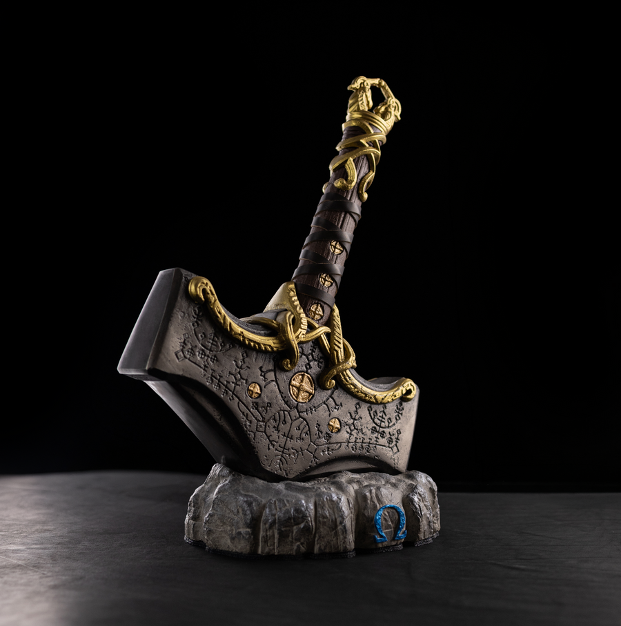 Mjolnir hammer steel version 26.45lb Glow-in-the-Dark Runes