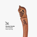 Hand-forged Leviathan axe with leather wrap