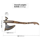Hand-forged Real Leviathan axe with hardened blade