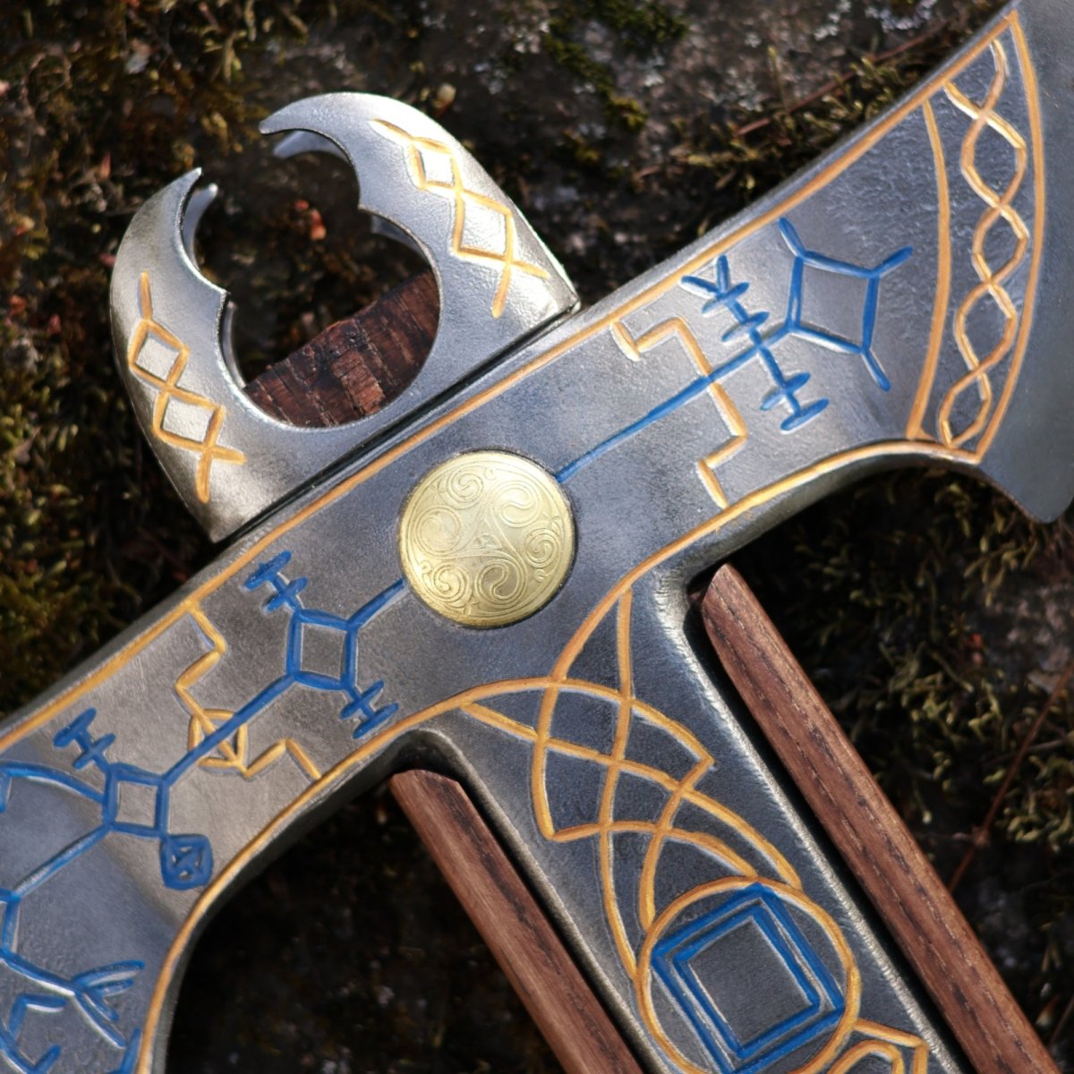 Hand-forged Real Leviathan axe with hardened blade