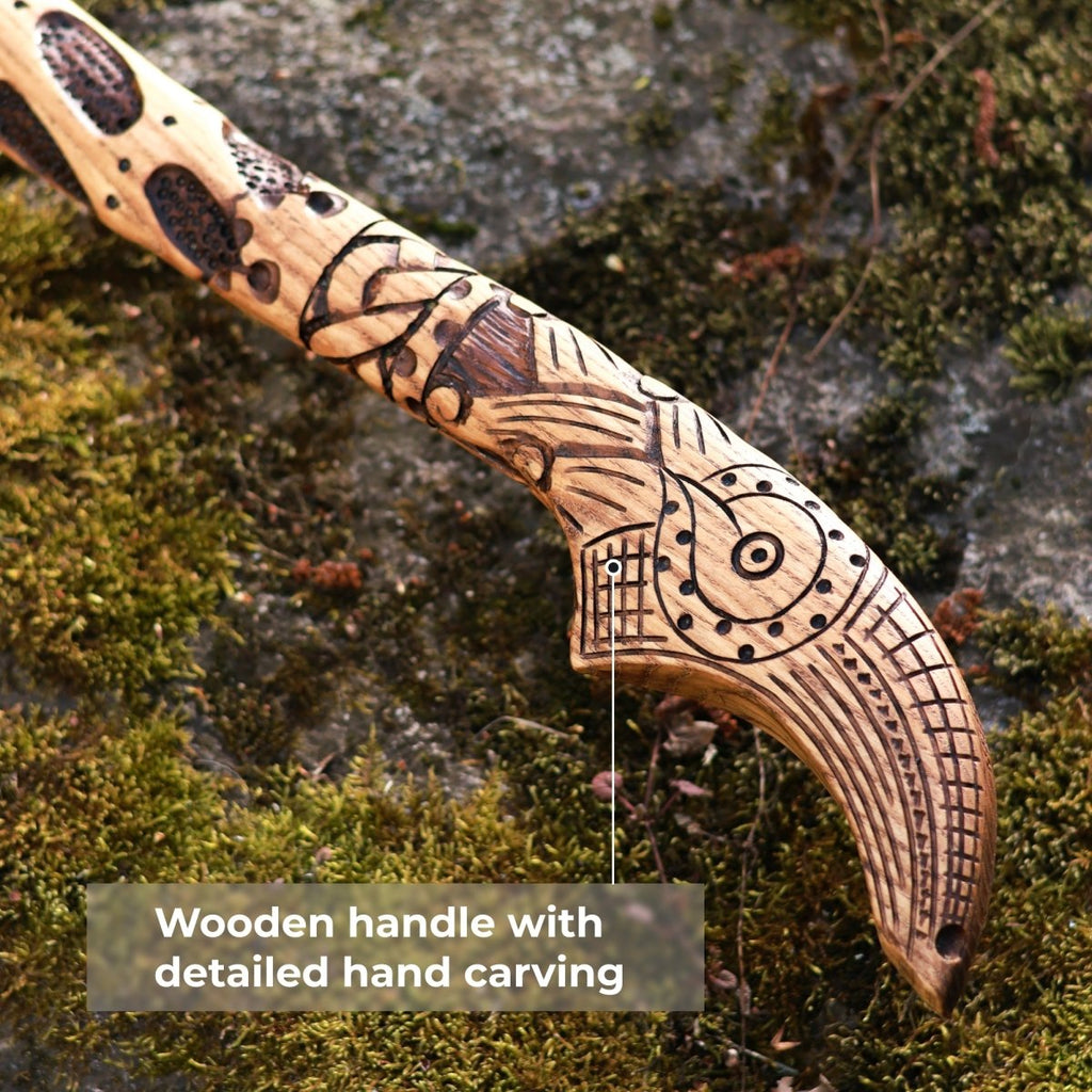 Hand-forged Real Leviathan axe with hardened blade