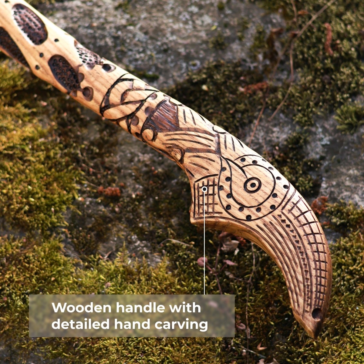Hand-forged Real Leviathan axe with hardened blade