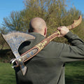 Hand-forged Real Leviathan axe with hardened blade