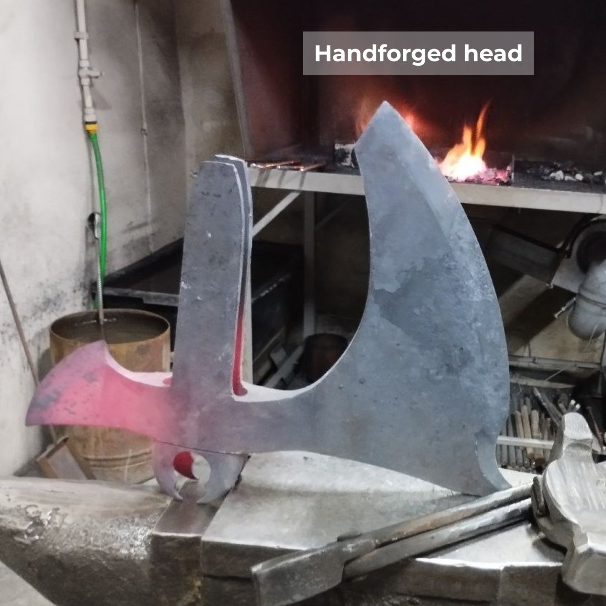 Hand-forged Real Leviathan axe with hardened blade