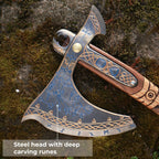 Hand-forged Real Leviathan axe with hardened blade