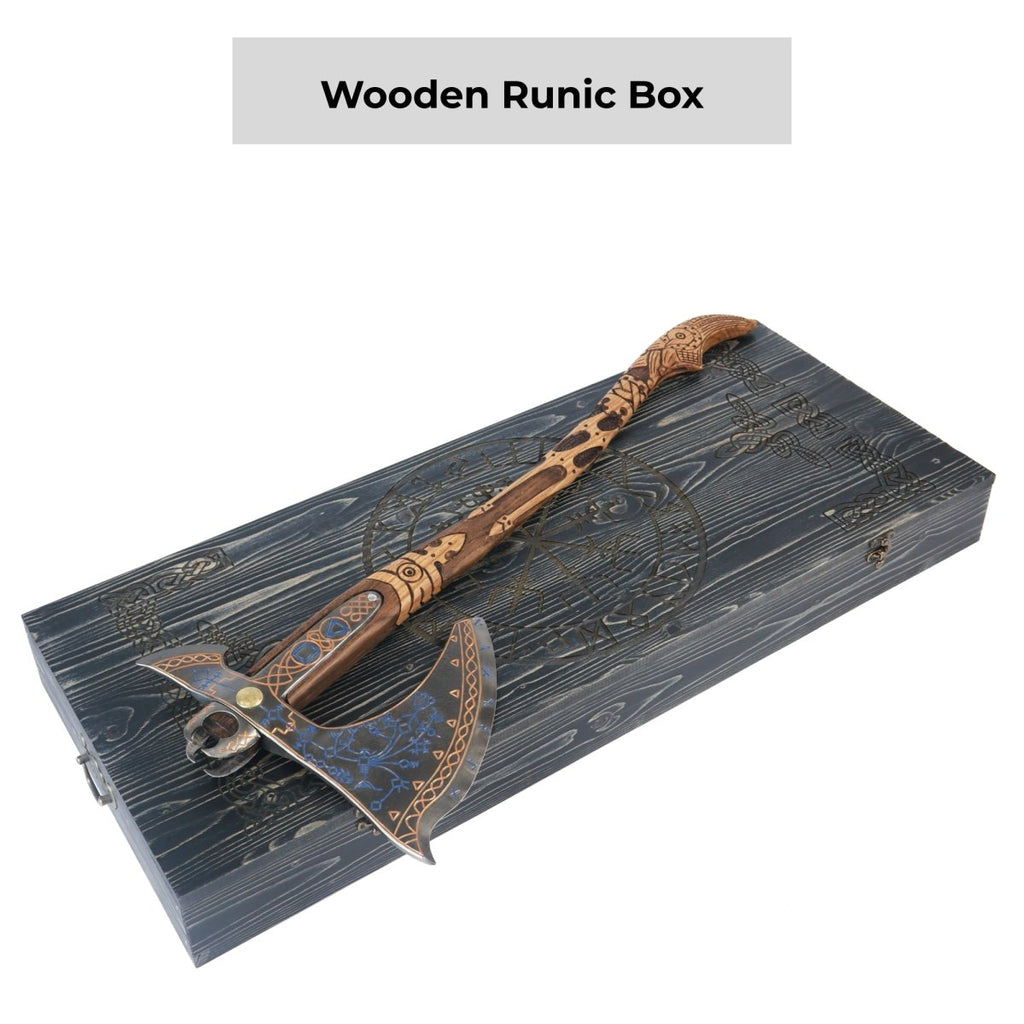 Hand-forged Real Leviathan axe with hardened blade