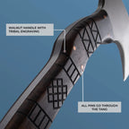 Hand forged tomahawk "Nanook"