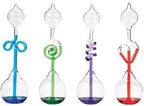 🌡️ 4 Assorted Scientific Hand Boiler Glass Heat Energy Transfer Science Toys 🧪