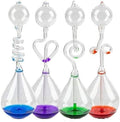 🌡️ 4 Assorted Scientific Hand Boiler Glass Heat Energy Transfer Science Toys 🧪
