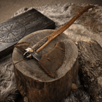 Handcrafted Leviathan axe with glow in the dark runes