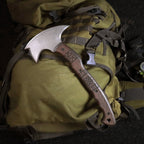 Handcrafted tomahawk "Takoda" with tribal engraving