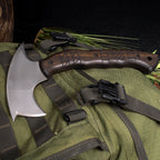 Handmade tomahawk "Dakuri" with tribal engraving