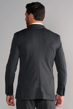 Circular Knit Blazer // Heather Grey