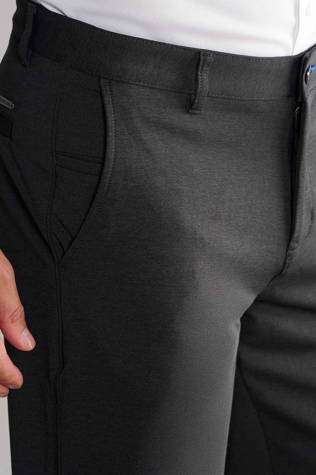 Circular Knit Pants // Heather Grey