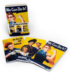 3PK Rosie the Riveter Notebook Journals School Kitchen Note Pads - Archie McPhee