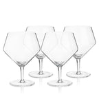 Raye Angled Crystal Gin & Tonic Glasses Set of 4