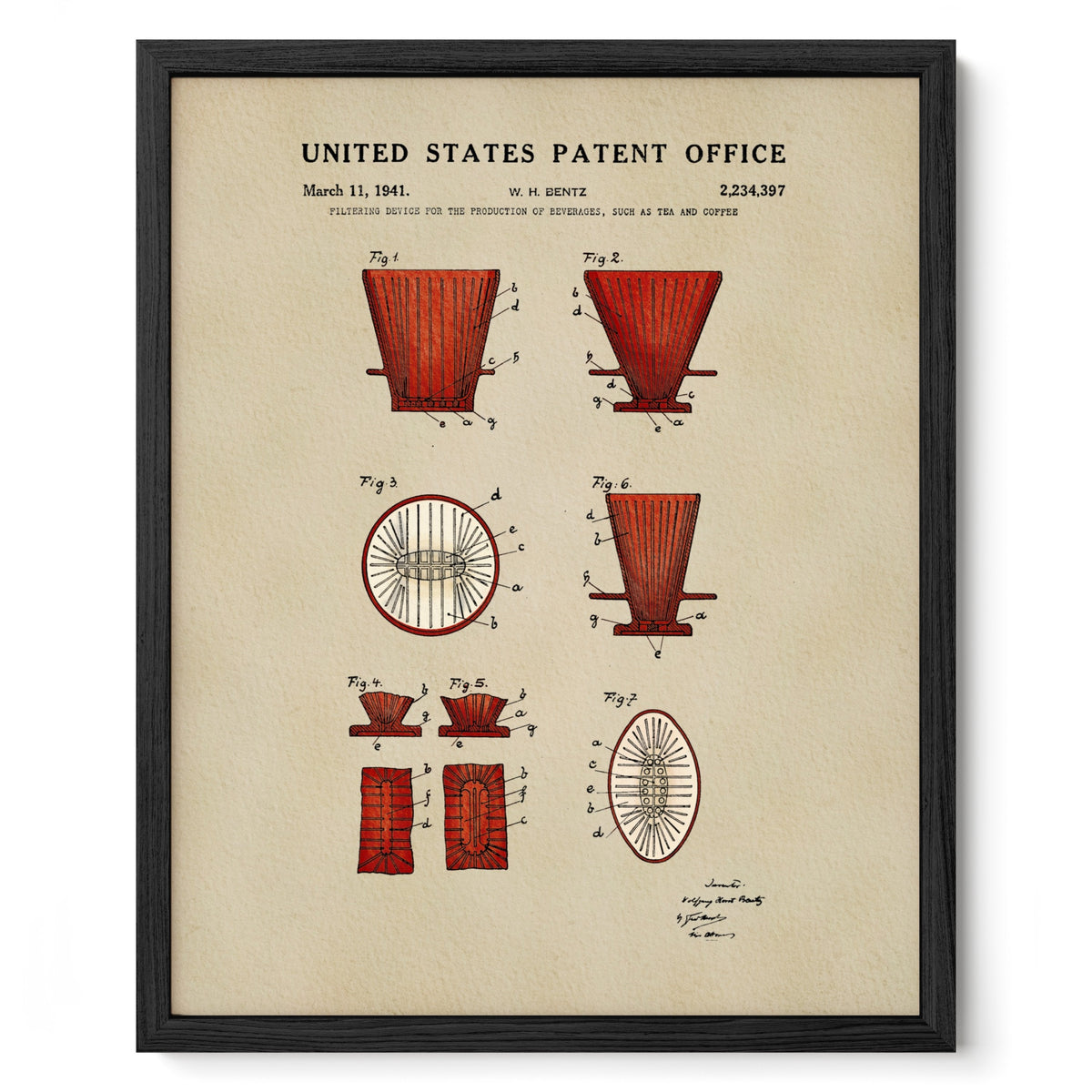 Coffee and Tea Filter (1941)