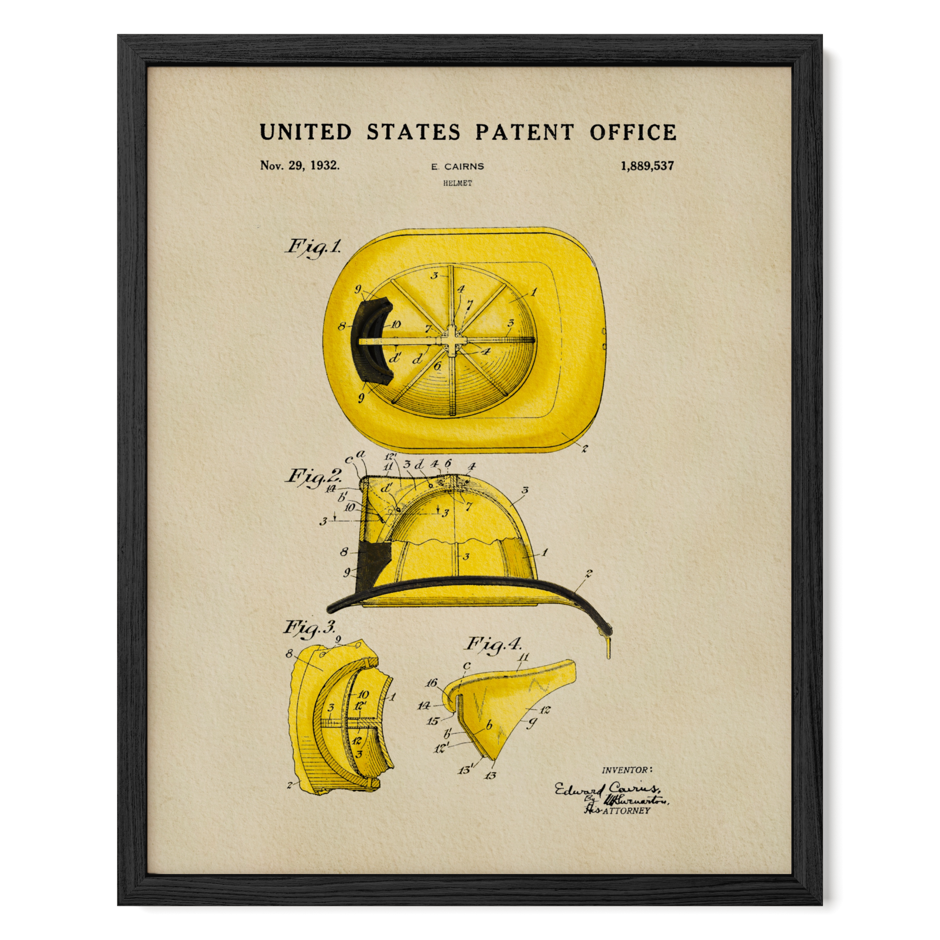Yellow Fire Helmet (1932)
